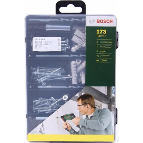 Germany Expansion screw Impact Drill Bits Electric Drill Bits Plastic Expansion Tube 173PCS Fixed Set