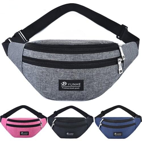 Women`s Belt Bag Waist Bag Men Fanny Pack Fashion Men Bum Bag Colorful Travel Hip Bag Belt Mobile Phone Zipper Pouch Packs