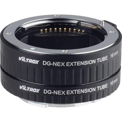 Viltrox DG-NEX Auto Focus Macro Extension Tube Lens Adapter for Sony E Mount Camera A9 A7II A7RII A7SII A6500 A6300