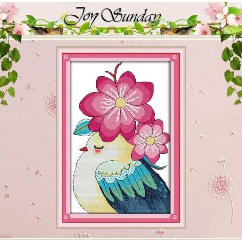Bird And Flowers Patterns Counted Cross Stitch 11CT 14CT Cross Stitch Set Wholesale DIY Cross-stitch Kit Embroidery Needlework