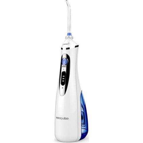 Waterpulse V400P Oral Irrigator Portable Cordless With Travel Case Rechargeable Battery Water Flosser Teeth