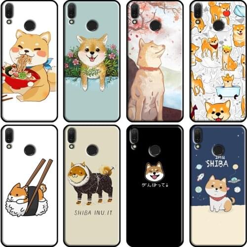 Funny Shiba Inu For Huawei Nova 5T 2i Phone Case For Huawei Y5 Y6 Y9 Y7 2017 2018 2019 Y6P Y5P 2020 Case