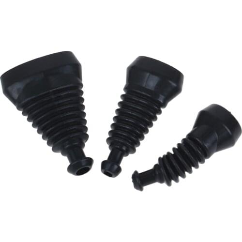 1Pcs 3 Sizes Hole Straight Connector Sheath Silica Gel Sheath Injection Nozzle Automotive Jacket For Car Plug