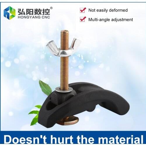 5pcs/set of arched platen CNC milling machine, aluminum profile table presser, T-shaped worktable pressure plate fixture