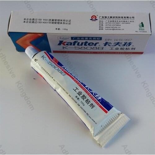 5Pcs Kafuter 100g K-5808B modified silane glue industrial adhesives caulk anti-vibration rubber black