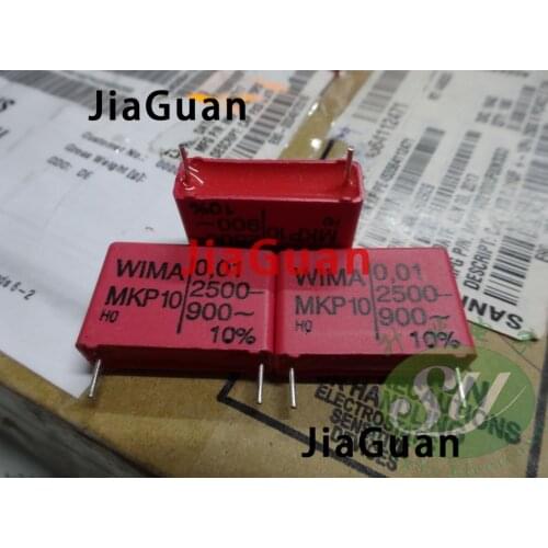 6PCS RED WIMA MKP1V021005 MKP10 0.01UF 2500V p22.5mm original new MKP-10 103/2500V 10nf 103 PCM22.5 hot sale 0.01uF/2500V