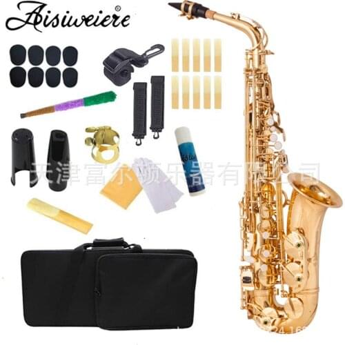 Alto Saxophone In E Flat, Electrophoretic Golden Saxophone