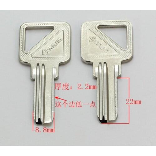 B357 Right groove blank key.brass key