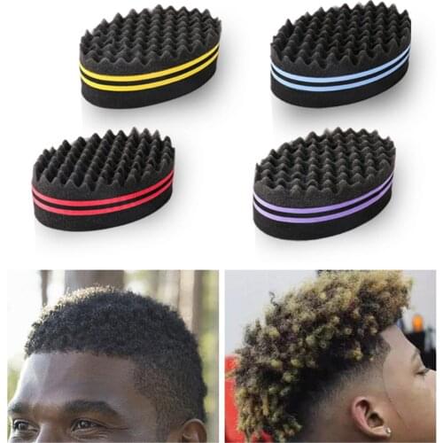 Black Salon Sponge Comb Elaborate Manufacture Prolonged Durable Barbershop Curly Fork Hair Styling Head Massage Brush
