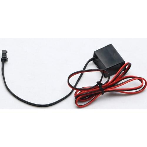 DC 12V EL Controller Wire Power Driver 1-5M Cable Strip Light Inverter Supply Adapter Flexible Neon Strip Light Wire Driver