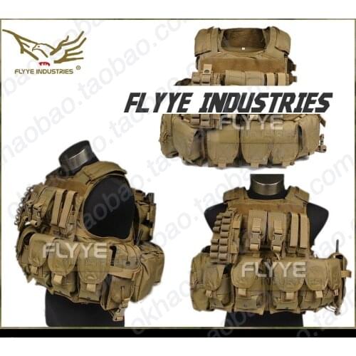 FLYYE RAV Tactical Vest Kit Heavy Tactical M Khaki FY-VT-M007