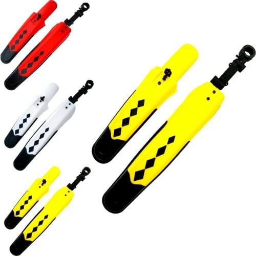 Mountain Bike Fender Road Bi-color Riding Supplies Light Weight and Easy to Assemble Suitable for 20 "-26" Wheels