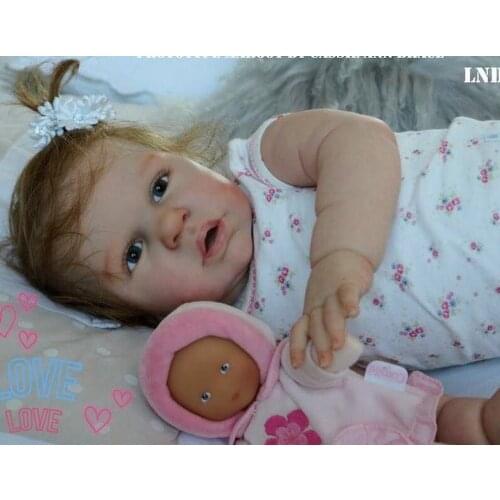 26inch Reborn Doll Kit Margot limited Edition Lifesize Toddler Doll Kit Unifished Unpainted Doll Parts Bebe Doll Kit Reborn