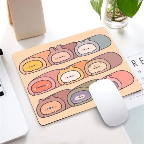 Small Size Rubbe Cute Cartoon Genshin Impact Mouse Pad Mouse Mat Gaming Player Gamer Desktop Pad Computer Laptop Games 22X18CM