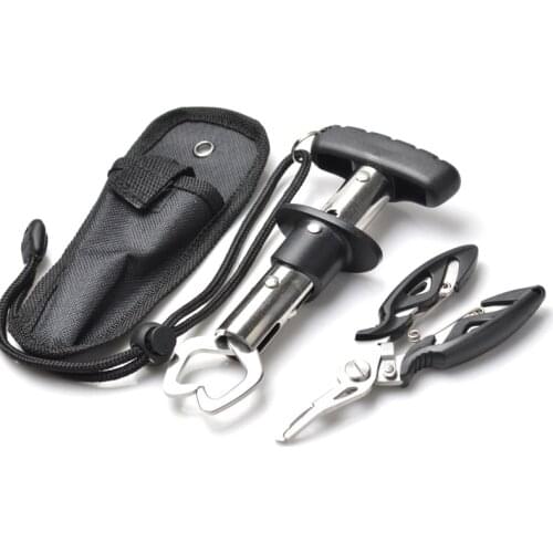 Fishing Tools Set Stainless Steel Fishing Grips Fishing Pliers 155mm Control with Scale Multi-function Fishing Tool