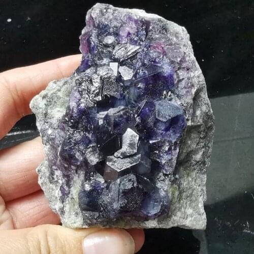 186gNatural fluorite mineral sample energy healing spirit gas furniture decoration Quartz Gemstone teaching equipment