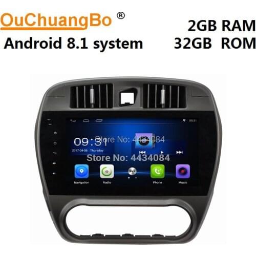 Ouchuangbo car multimedia navi stereo for Nissan Sylphy support USB wifi SWC 2GB RAM 4*45 Watts radio 4 core android 8.1