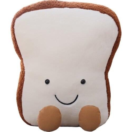 Plush toy doll, toast bread, cute pillow, creative doll, home decoration doll pillow, pillow pillow