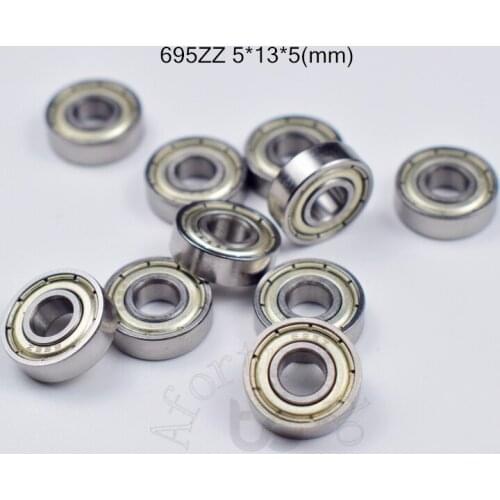 695ZZ W5 5*13*5(mm) 10pieces bearing free shipping ABEC-5 bearings Metal Seal Bearing 695W5 695ZZW5 639/5ZZ chrome steel bearing