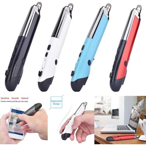 PR-08 Universal 6 Keys 2.4GHz Wireless Optical Laser Pen Mouse for PC Smart TV