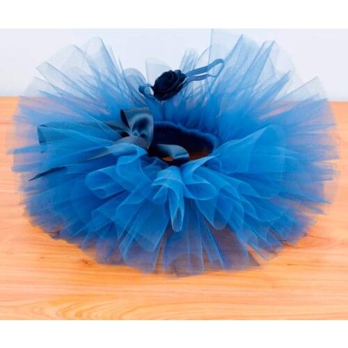 Purtulle Blue Skirts For Girls
