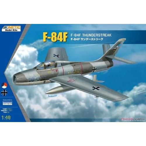KINETIC K48068 1/48 Scale F-84 THUNDERSTREAK Model Kit