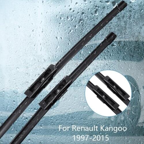 Wipers Blade For Renault Kangoo I / II 1997 1998 1999 2000 2001 2002 2003-2015 Car Accessories For Auto Rubber Windscreen Wiper
