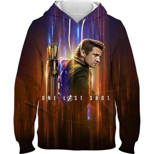 Marvel The Avengers Hawkeye Hoodies 3D Print Men Women Children Sweatshirts Pullover Long Sleeve Streetwear Jacke Coat Clothing