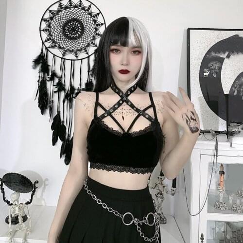 Womens Tube Top Cross Band Cropped Tops Lace Solid Color Slim Fit Sleeveless Low-cut Sling Vest Summer Camis Womens T-shirt