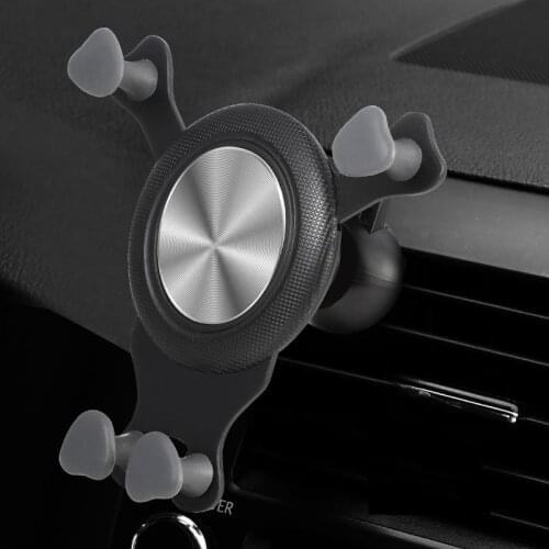Universal Smartphone Car Air Vent Mount Holder Cradle Compatible With iPhone X/8/7/7P/6s/6P/5S, Galaxy S5/S6/S7/S8/S9 and More