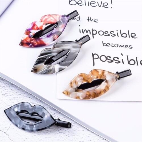 6.5cm Long Alligator Hair Clip Lovely Headwear Hair Accessories Mouth Shaped Fancyin Acetate Barrettes Duck Clip for Women