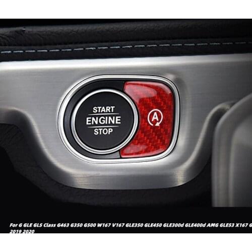 For Mercedes Benz G GLE GLS Class G463 W167 V167 AMG GLE53 X167 2020 Car Accessories Engine Start Stop Button Ring Trim Cover