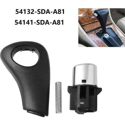 Car Manual Shifter Shift Button Knob Return Spring + Knob Side Plate Replacement For Honda Accord 2003 2004 2005