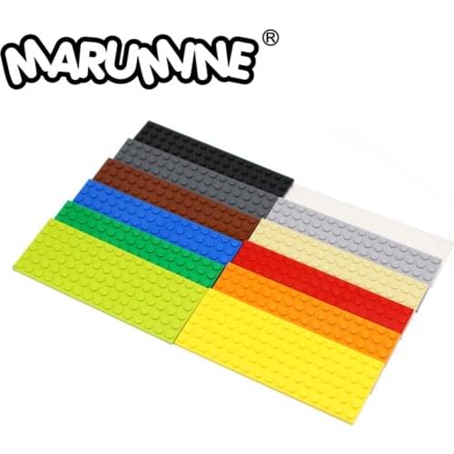 MARUMINE 3027 Plate 6 x 16 Building Block Plate Creator MOC Classic MOC Bricks Construction juguetes Educational Toy For Kids