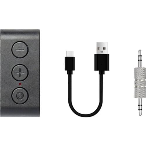 Bluetooth 5.0 Receiver 3.5mm AUX Audio Hands-Free TF Card Mp3 Music Adapter for Car Speaker Headphone