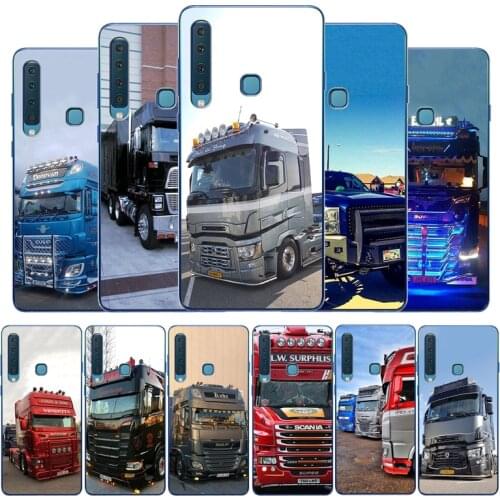Smart Super Cool Heavy Truck Car phone case For Samsung A3 A5 A6 A7 A8 A9 2016 2017 2018 A10 A20 A40 A50 A70 A80 Pro soft Cover