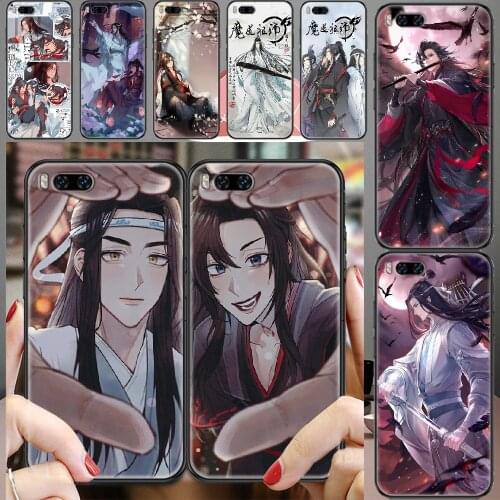 Mo dao zu shi wangji Anime Phone case For Xiaomi Mi Max Note 3 A2 A3 8 9 9T 10 Lite Pro Ultra black silicone hoesjes luxury