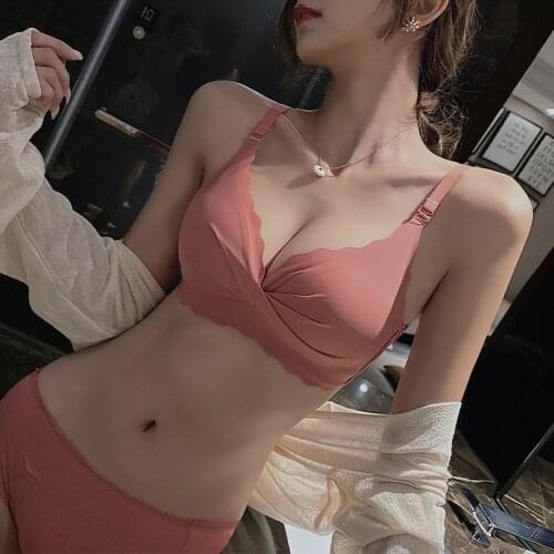 Red Sexy Bra Set Womens Push Up Black Underwear Panties Comfortable Breathable Bra Set Underwear For Women Lingerie Female