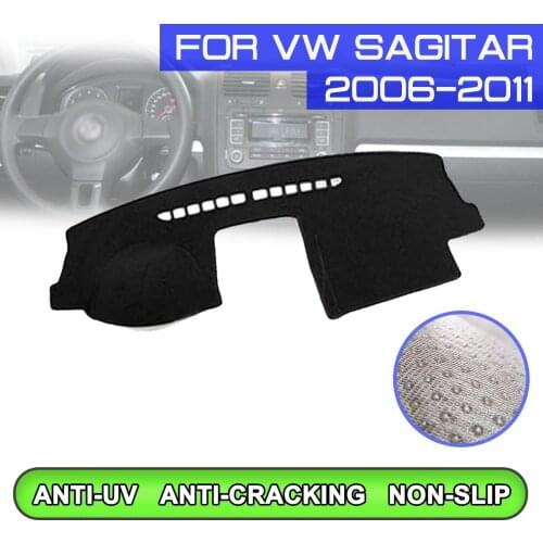 Car Dashboard Mat Anti-dirty Non-slip Dash Cover Mat UV Protection Shade for Volkswagen Sagitar 2006 2007 2008 2009 2010 2011