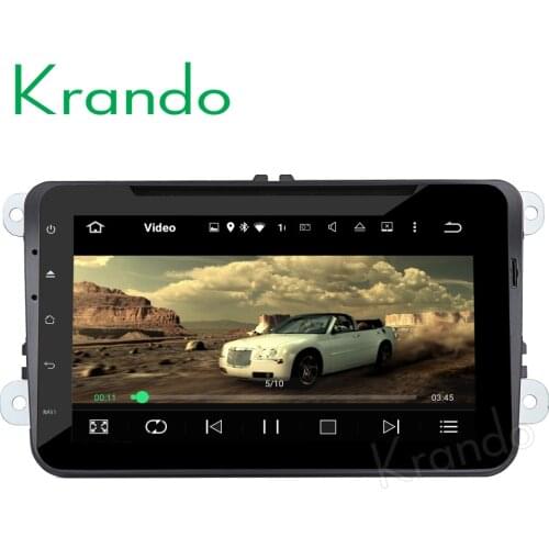 Krando 8" Android 7.1 for Vw MAGOTAN FOR PASSAT B6 FOR TOURAN car navigation multimedia system audio radio gps dvd player