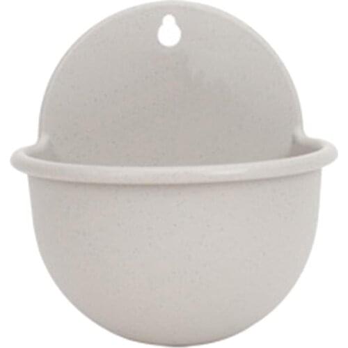 Wall Mount Plant Pot Plastic Flowerpot Basket Planter Home Garden Decoration