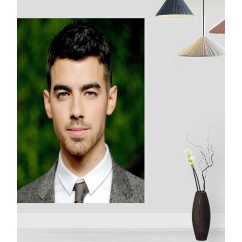 Custom Joe Jonas Poster Wall For Living Room Art Poster Decoration Canvas Fabric No Frame Morden Print Wall 0224
