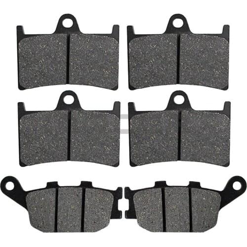 Motorcycle Front + Rear Brake Pads Disks for Yamaha FZ1 Fazer N/NA (10-15) (ABS & Non ABS) LT380-380-174