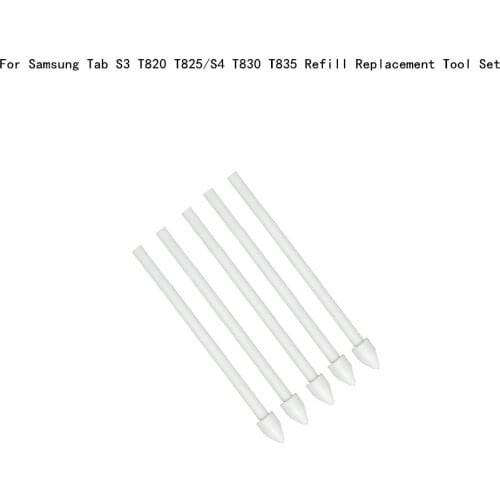 Suitable for Samsung Tab S3 T820 T825/S4 T830 T835 Refill Replacement Tool Set Replacement Nib for S Pen (black ,White)