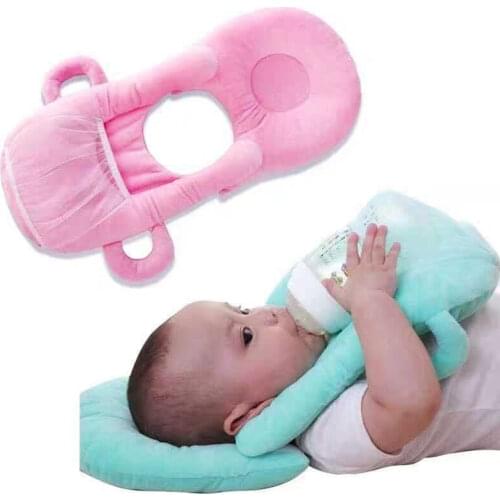 Hot Infant Learning Nursing Pillow Cushion Free Hand Bottle Holder Cotton Baby Milk Bottle Feeding Cup Baby Bottle Rack