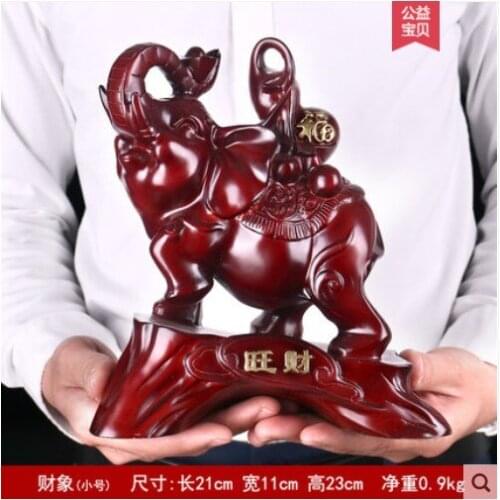 Simple and modern elephants decorations TV cabinet wine cabinet office crafts opening home housewarming gifts statuerafts dies