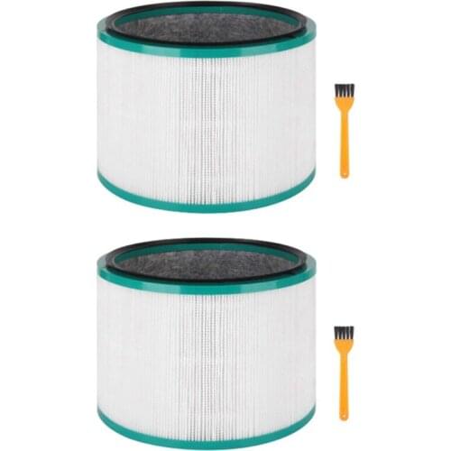 2 Pcs Replacement HEPA Filter for Dyson HP01, HP02, DP01, DP02 Desktop Purifiers