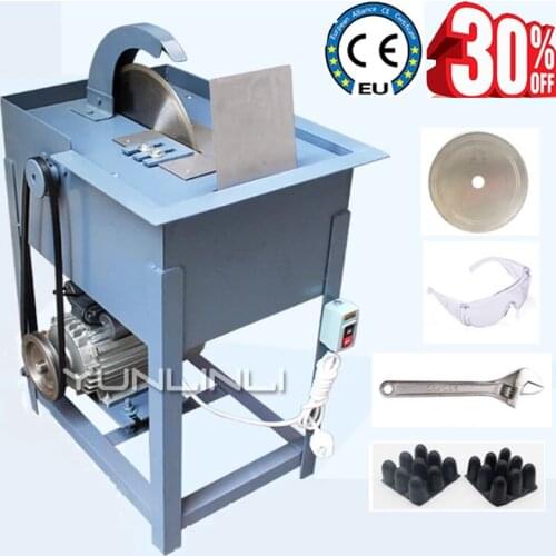 2200w 12 Inch Jadestone Cutting Machine Bench Type Water Cutting Machine For Jade Agate Stone