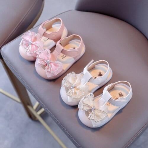 Girls' Shoes 2021 New Fashion Beach Shoes Soft Bottom Childrens Western Style Summer Anti-kick Sweet Princess Shoes Hot