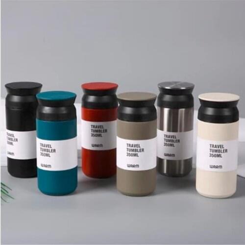 350/500ml Double Wall Stainless Steel Vacuum Thermos Cup Gift Sports Water Cup Portable Travel Vehicle Cup